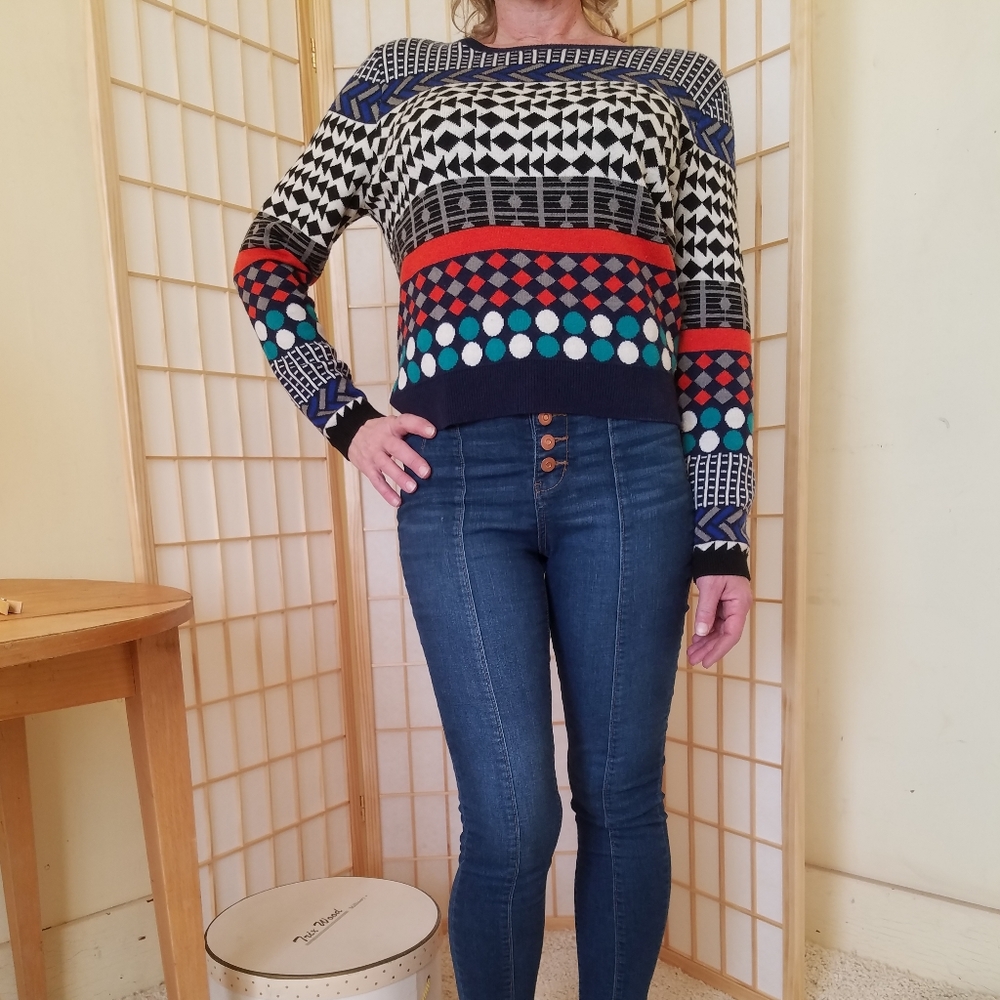 Yumi geometric sweater
